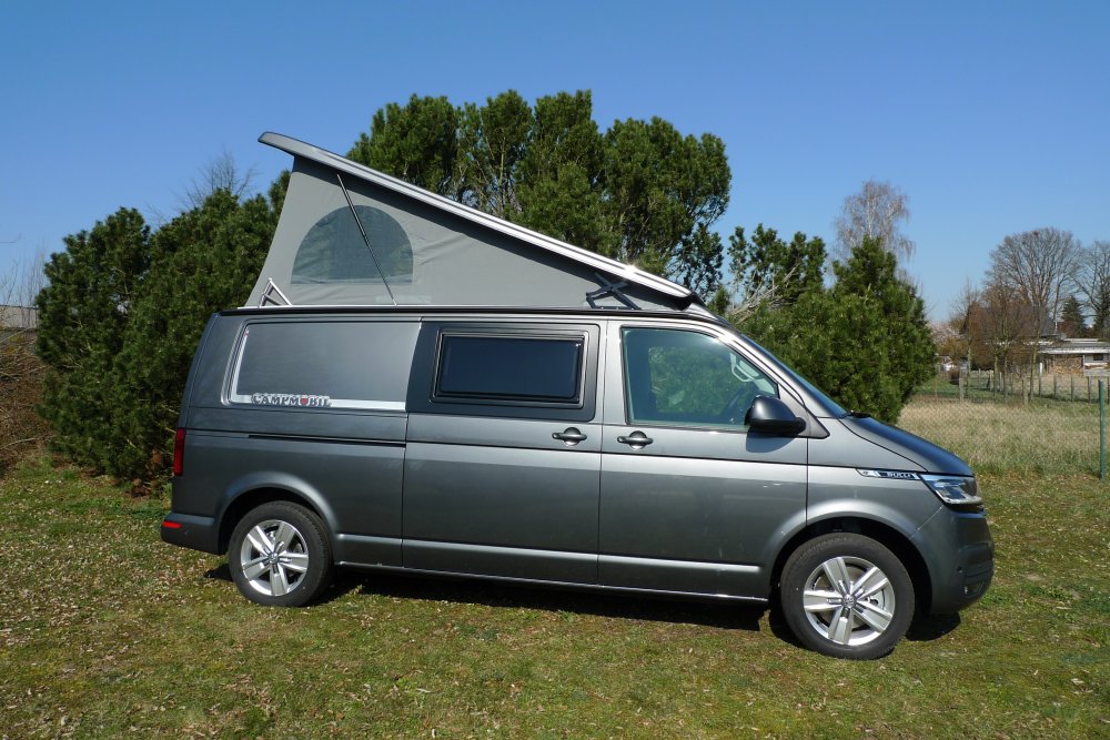 Camper Bett inkl. Schwerlastauszug für VW T5, T6, T6.1 Transporter